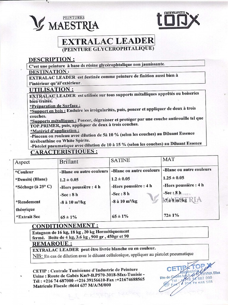 FT Extralac Leader | PDF