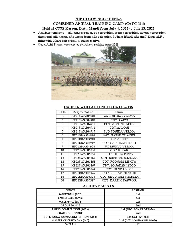 Catc 136 | PDF