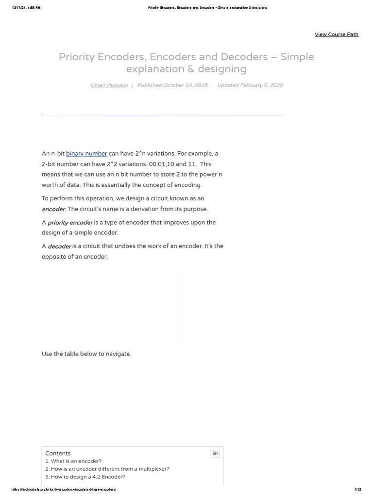 Encoder | PDF