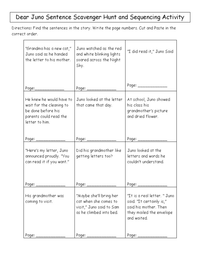 dear-juno-sentence-scavenger-hunt-and-sequencing-activity-pdf