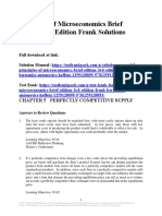 Principles of Microeconomics Brief Edition 3rd Edition Frank Solutions Manual Download