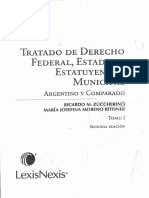 ZUCCHERINO Tratado de Derecho Federal, Estadual, Estatuyente y Municipal Tomo I