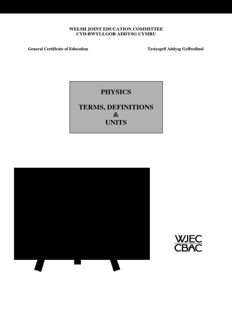 Physics definitions pdf