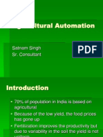 Agricultural Automation: Satnam Singh Sr. Consultant