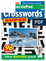 PuzzleLife PuzzlePad Crosswords Super - 26 January 2023