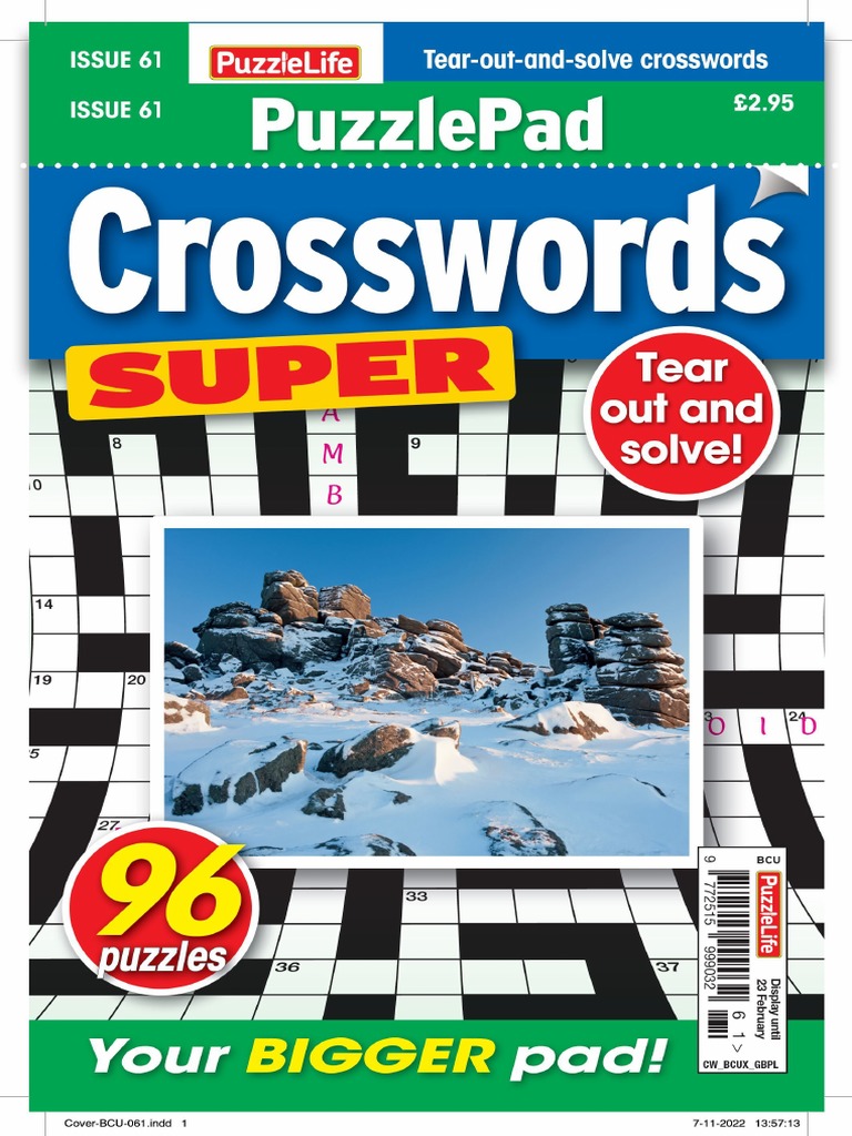 PuzzleLife PuzzlePad Crosswords Super 26 January 2023 PDF