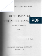 Dictionnaire Touareg-Français: Dialecte de L'ahaggar. Tome II (H-K), Pp. 495-971.