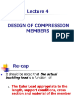 lecture 4 -Design of  Compression Members-NEW