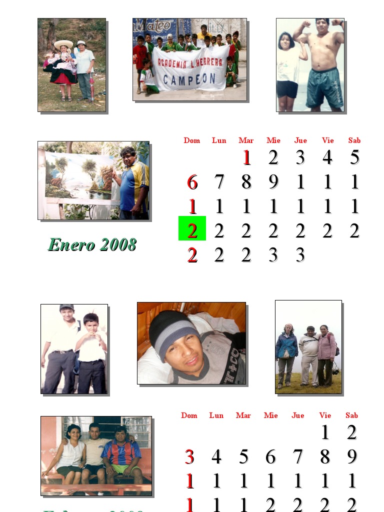 Calendario 2008 pdf
