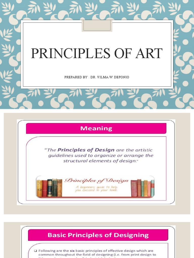 Principles of Art | PDF