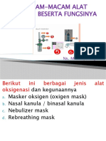 Macam-Macam Alat Oksigen Dan Fungsinya