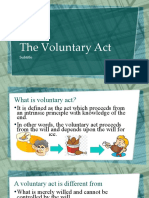 The Voluntary Act