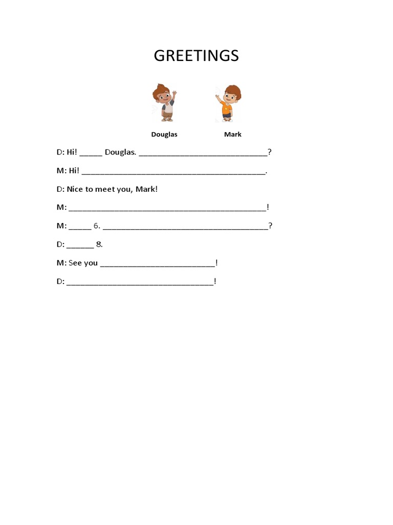 Greetings 2 | PDF