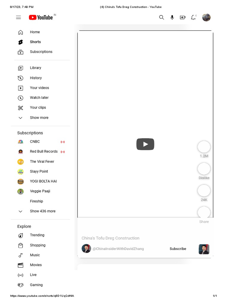 China's Tofu Dreg Construction YouTube PDF