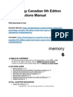 Psychology Canadian 5th Edition Wade Solutions Manual Download