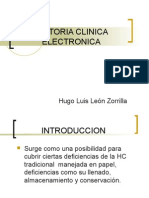 Historia Clinica Electronica: Hugo Luis León Zorrilla