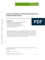 Quantum Tunneling in The Real-Time Path Integral by The Lefschetz Thimble Method