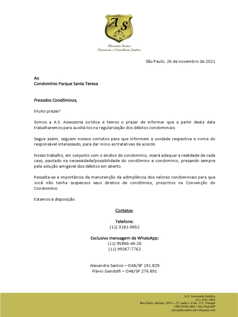 Comunicado 26.11.2021 | PDF