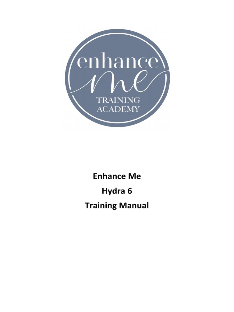 Hydra 6 Training Manual Overview | PDF