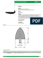 Amortecedor de Borracha Tipo Parabolica