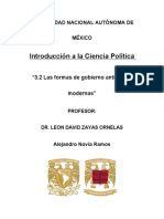 3.2 Las Formas de Gobierno Antiguas y Modernas