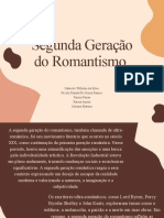 Segunda Geração Do Romantismo