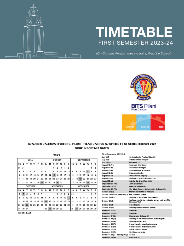 Timetable 10 Aug 2023 Pdf Academic Term Postgraduate Education