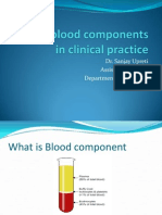Role of Blood Components in Clinical Practice