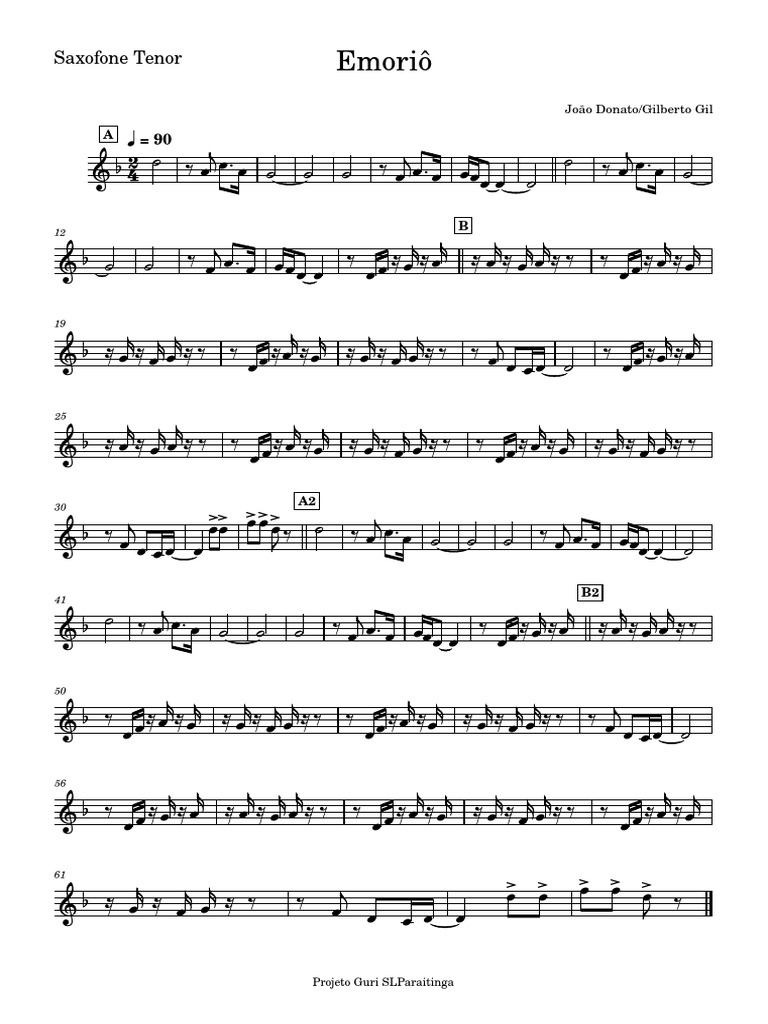 João Donato & Gilberto Gil: Emoriô | PDF