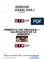 Derecho Procesal Civil I, Semana 03, Utp