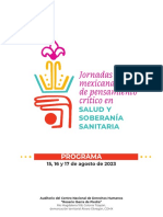 Jornadas Mexicanas de Pensamiento Crítico En: Salud y Soberanía Sanitaria