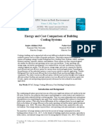 Energy and Cost Comparison of Building Cooling Systems