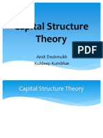 Capital Structure Theory: Amit Deshmukh Kuldeep Kumbhar