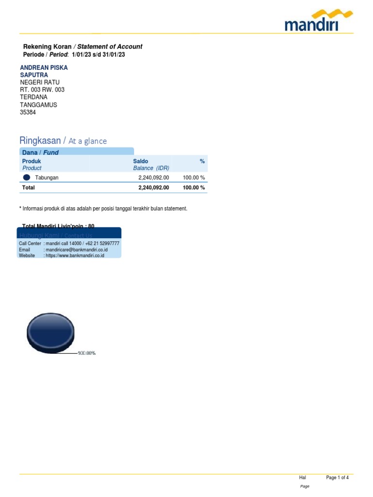 Statmen Bank | PDF