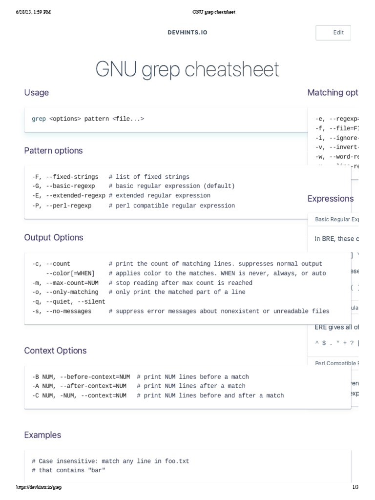 How To Grep Using Regular Expression