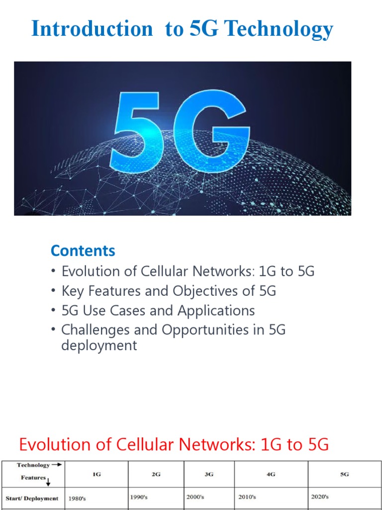 Introduction to 5G Technology | PDF