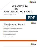 A IMPORTANCIA DA EDUCAÇÃO AMBIENTAL NO BRASIL