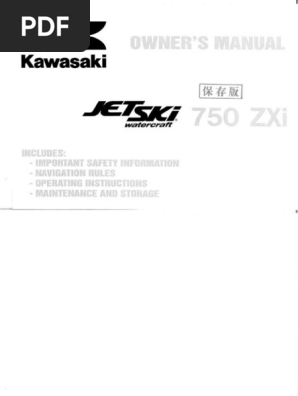 1997 Kawasaki Jet Ski 750 Zxi 26 | PDF
