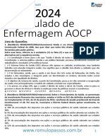(PDF) Simualdo de Enfermagem Enare 2024 AOCP