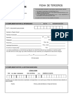 MODELO FICHA DE TERCEROS Gener