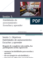 3 Habilidades Asesoramiento Escuchar Aprender