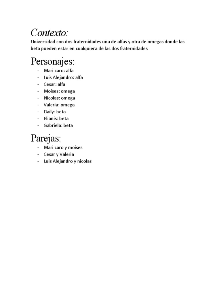 Mundo omegaverse pdf
