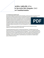 Marco - Jurídico - Aplicable - A - La Prestación - de - Servicios - Del - Abogado