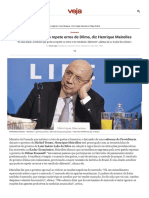 Novo Governo Lula Repete Erros de Dilma, Diz Henrique Meirelles - VEJA