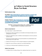 Sociology Pop Culture To Social Structure 3rd Edition Brym Test Bank Download
