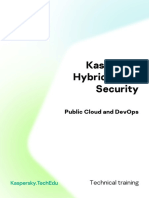 Kaspersky Hybrid Cloud Security: Public Cloud and Devops
