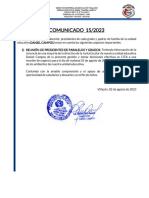 Comunicado 15