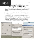 How To Configure A DLink in The Field