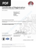 ISO 14001 Environment Management Watermark