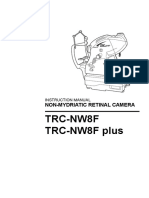 Topcon Fag TRC Nw8f Plus User Manual